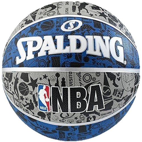 Balón Spalding NBA Grafiti Baloncesto Negro/Azul